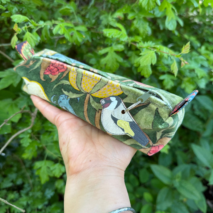 Pencil case - unlined velvet