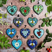 Mosaic hearts - outdoor