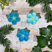 Forget-me-not flower brooch