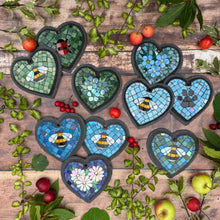 Mosaic hearts - outdoor
