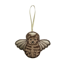 Cat angel hanging