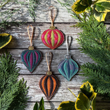Hanging Christmas baubles