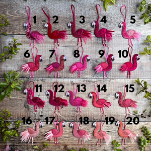 Hanging Flamingo