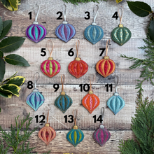 Hanging Christmas baubles
