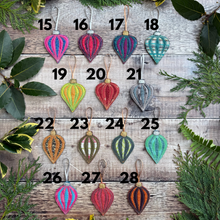 Hanging Christmas baubles