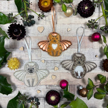Cat angel hanging