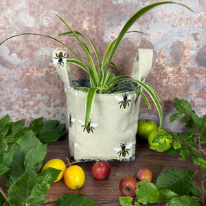 Fabric storage pots