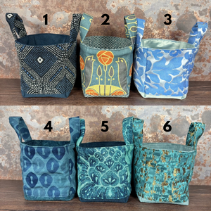 Fabric storage pots