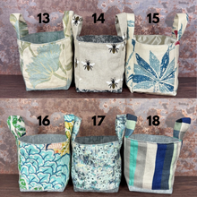 Fabric storage pots
