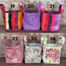 Fabric storage pots