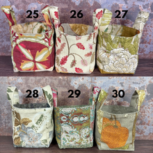 Fabric storage pots