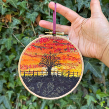 Fabric Art Hoop