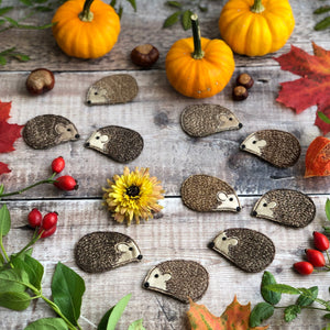 Hedgehog brooch