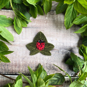 Ladybird brooch